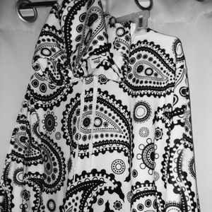 Zootop bear sweatshirt. Black and white bandana theme.  XL